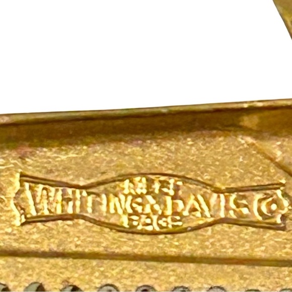 Vintage Whiting & Davis Gold Mesh Wristlet Evening Bag - Picture 6 of 6